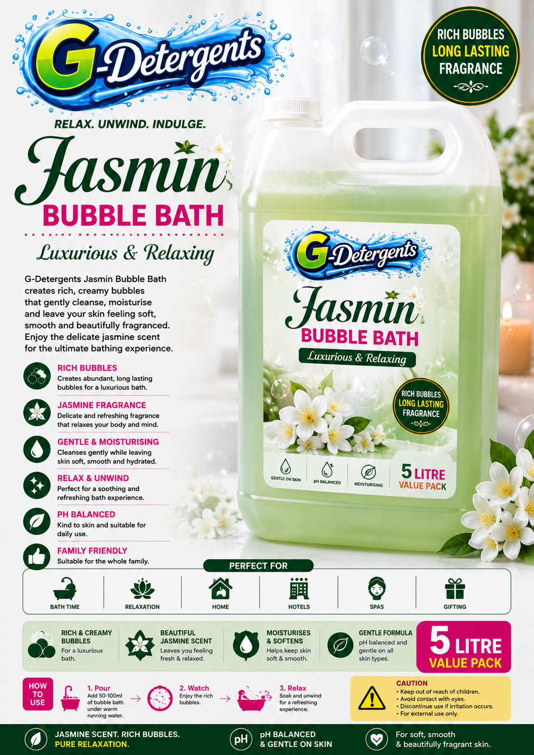 5L Jasmin Bubble Barth