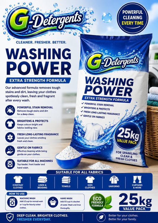 25kg washing powder all purpose