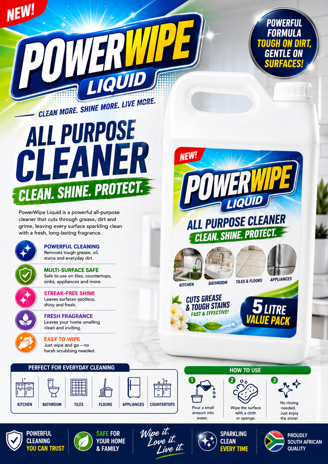 5l power wax handy andy
