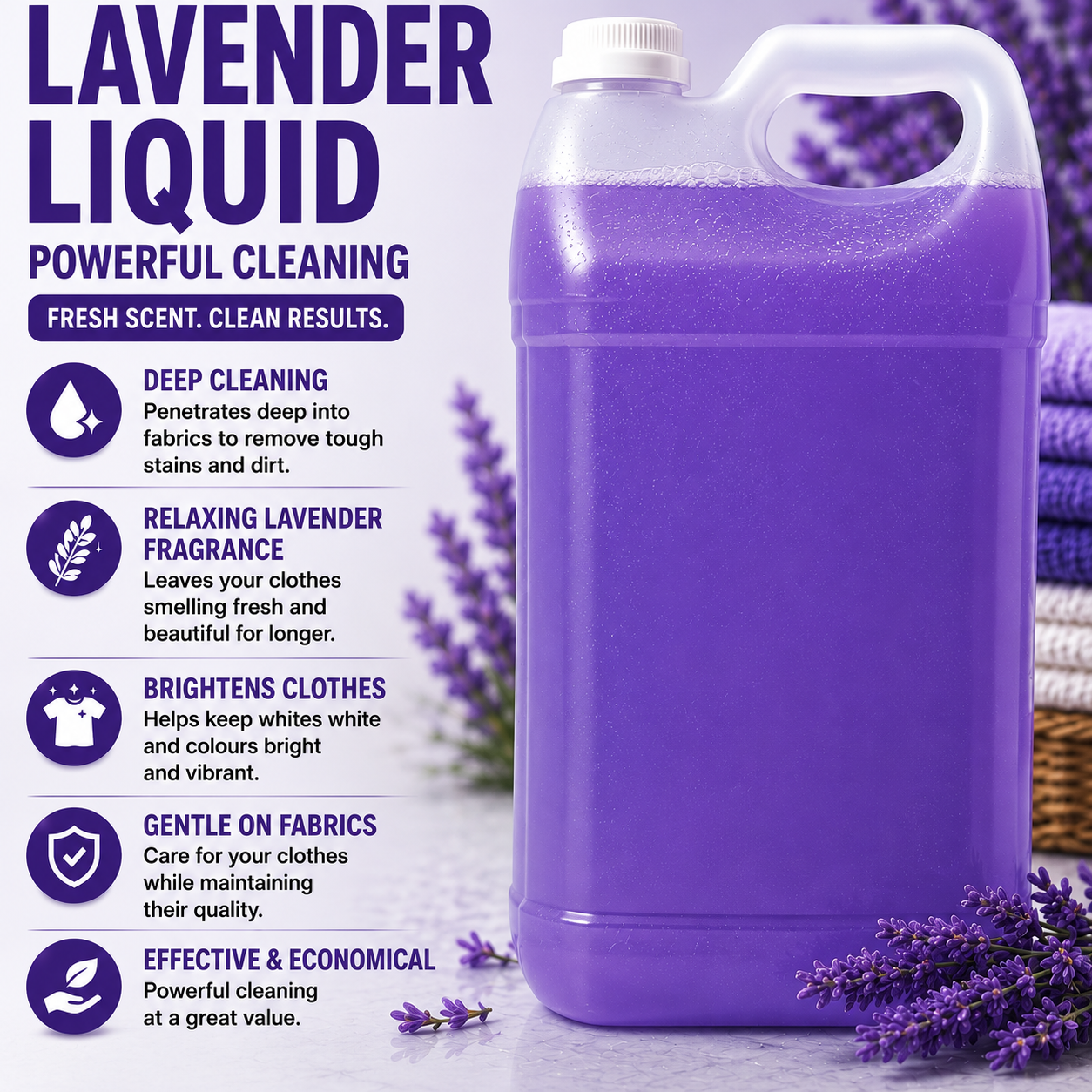5 litre Lavender liquid - G-Detergents 